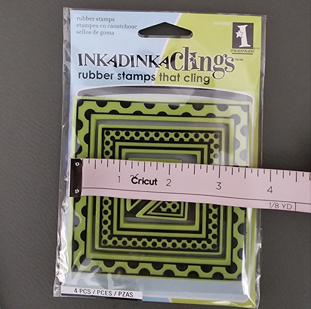 Inkadinkado Clings Rubber Stamps 3 Pack - Picture 5 of 12
